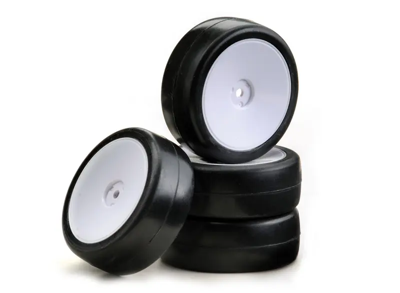 Wheel Set Onroad "Disc / Slick" white 1:10 (4) – RC Wheels & Tyres