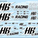 World Team HB Racing Decals White – RC Wheels & Tyres