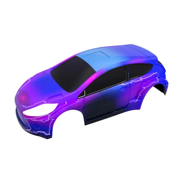 Rlaarlo Purple XTS Rally 1.2mm PC Car Body For XTS-F10 RC Rally Car – view 5