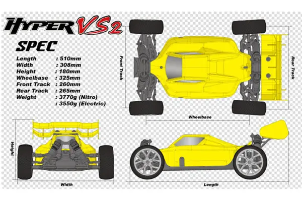 Hobao Hyper Vs2 1/8 Buggy (Nitro Roller) – RC Buggies