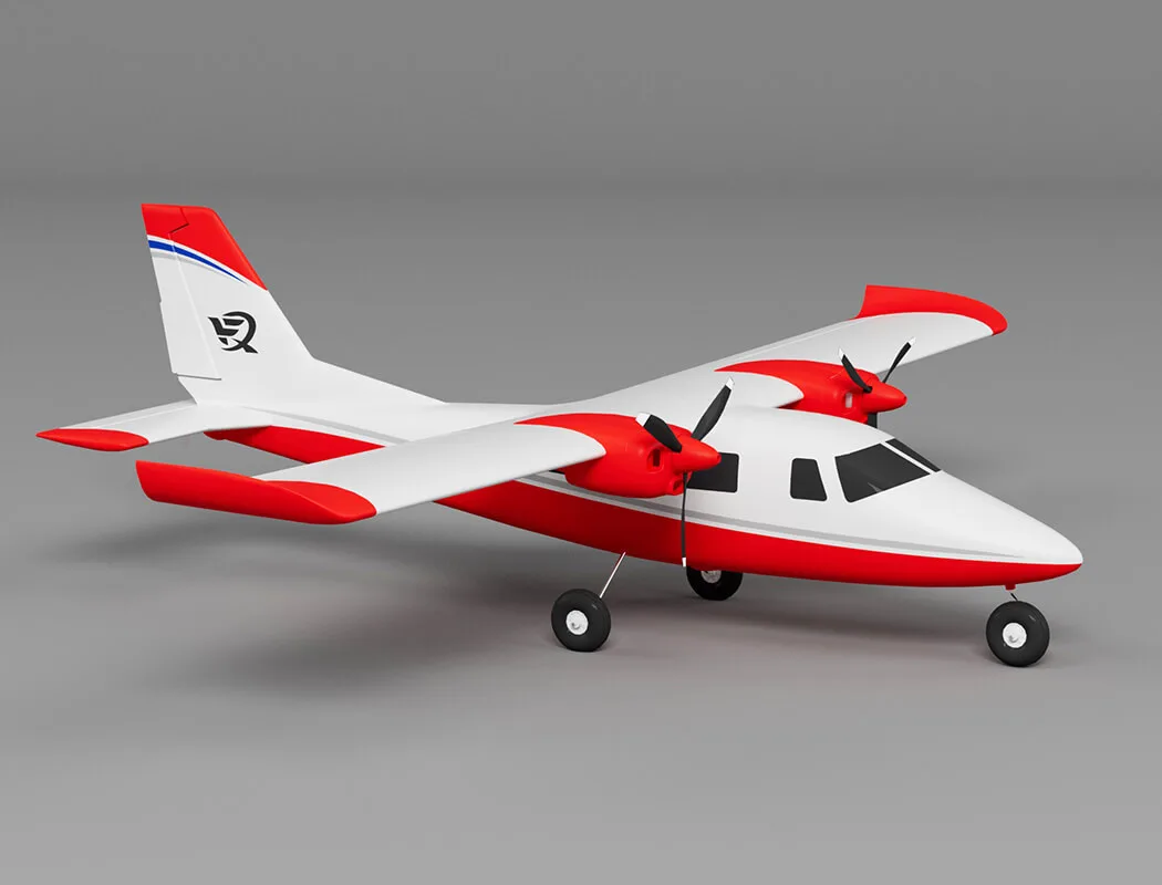 Xfly P68 Twin 850Mm Wingspan Red – RC Planes