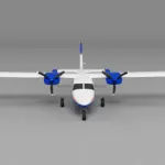 Xfly P68 Twin 850Mm Wingspan Blue – RC Planes