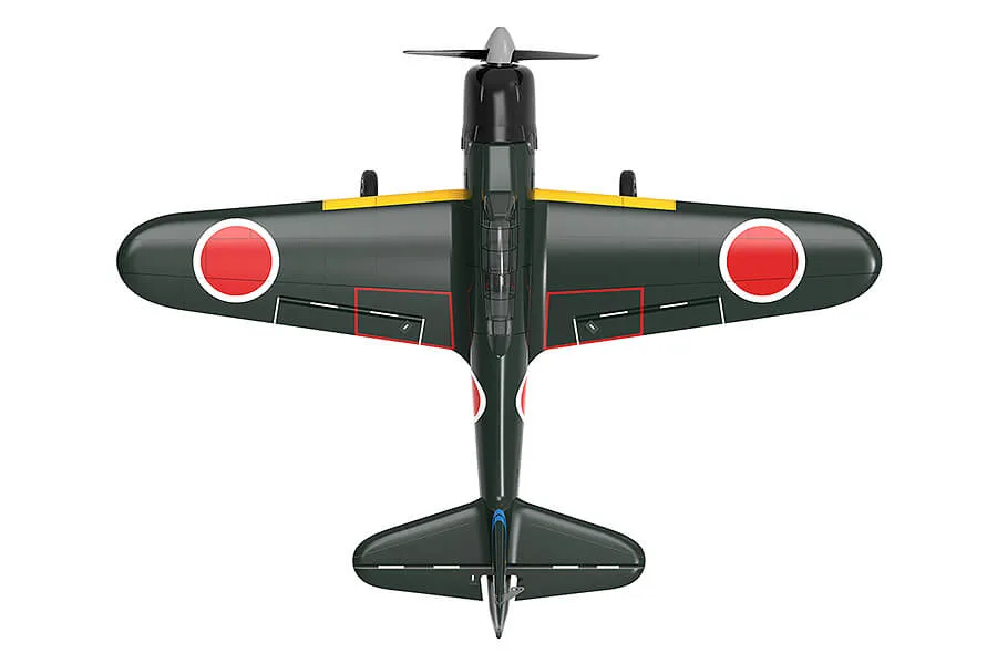 OLANTEX MITSUBISHI ZERO 4CH 400MM BRUSHED RC Plane