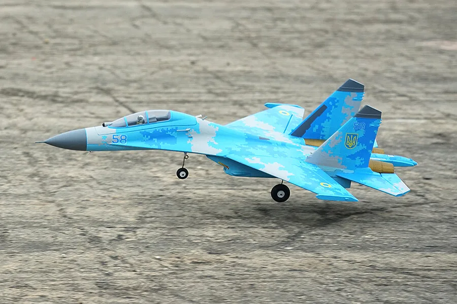 XFLY TWIN 50MM SU-27 EDF 750MM RC Jet plane