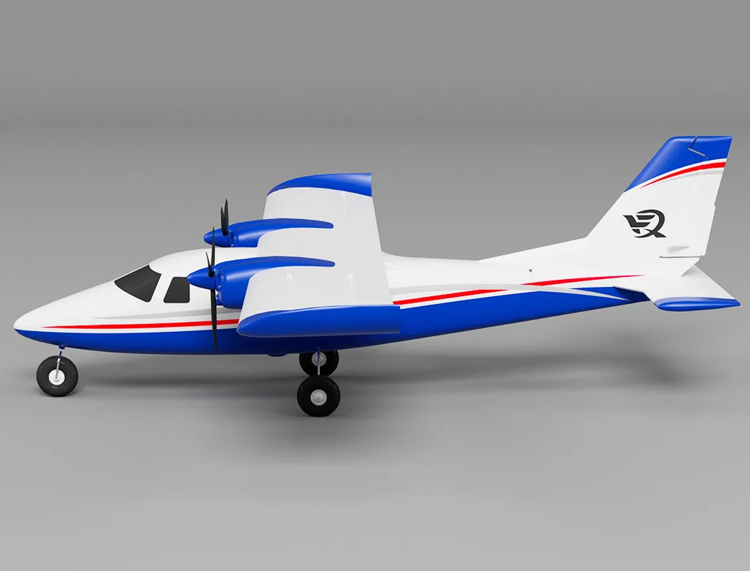 Xfly P68 Twin 850Mm Wingspan Blue – RC Planes