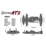 Hobao 1/8 Hyper Gt2 On-Road – 300-400
