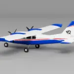 Xfly P68 Twin 850Mm Wingspan Blue – RC Planes