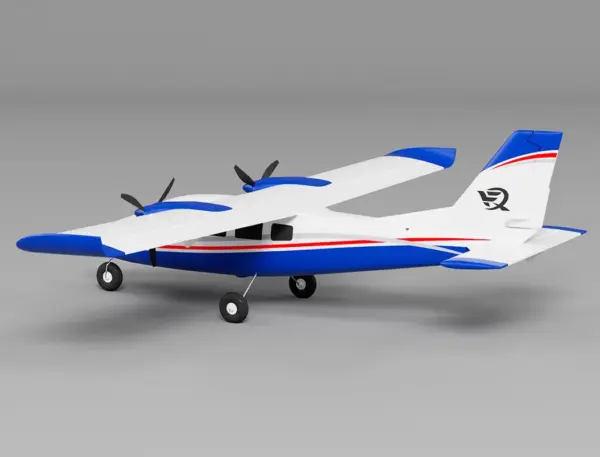 Xfly P68 Twin 850Mm Wingspan Blue – RC Planes