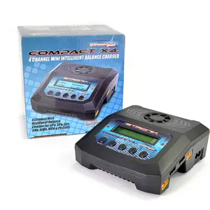 etronix powerpal compact x4 ac/dc charger (uk plug) – RC Battery Chargers
