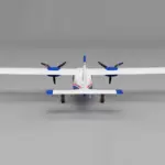 Xfly P68 Twin 850Mm Wingspan Blue – RC Planes