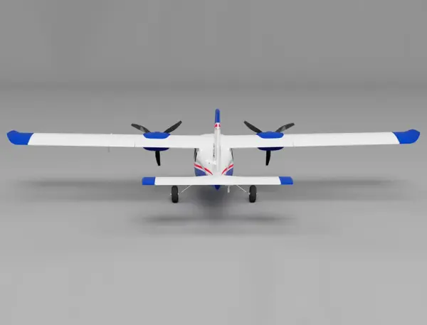 Xfly P68 Twin 850Mm Wingspan Blue – RC Planes