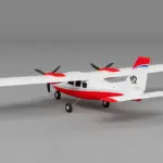 Xfly P68 Twin 850Mm Wingspan Red – RC Planes