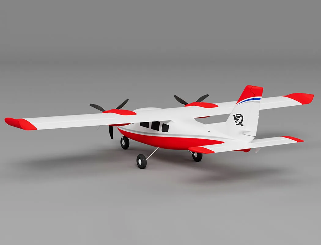 Xfly P68 Twin 850Mm Wingspan Red – RC Planes