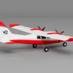Xfly P68 Twin 850Mm Wingspan Red – RC Planes
