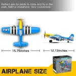 VOLANTEX P-51D MUSTANG V2 BLUE RC Plane