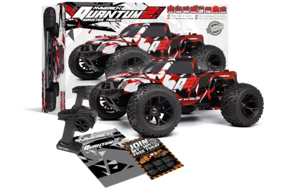 Maverick Quantum2 Flux MT - Red – RC Monster Truck – view 8