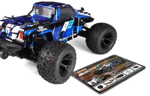 Maverick Quantum2 Flux MT - Blue – RC Monster Truck – view 4