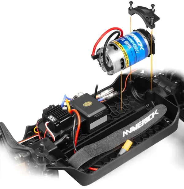 Maverick Quantum2 Flux MT - Blue – RC Monster Truck – view 10