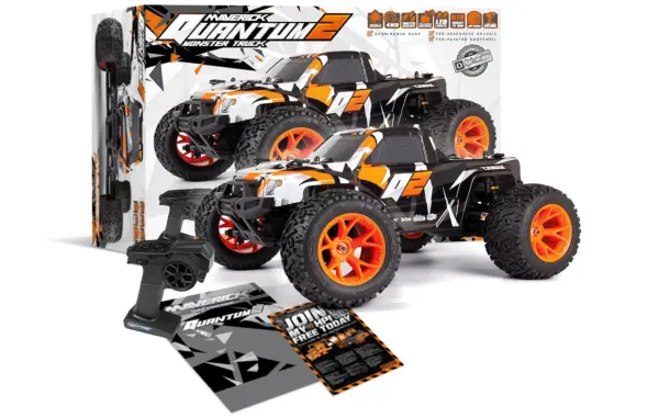 Maverick Quantum2 Flux MT - Orange – RC Monster Truck – view 10