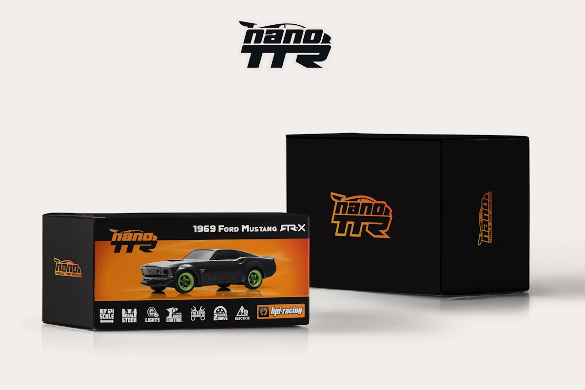 HPI Racing nano-TTR 1969 Ford Mustang RTR-X – 1/64th (micro)