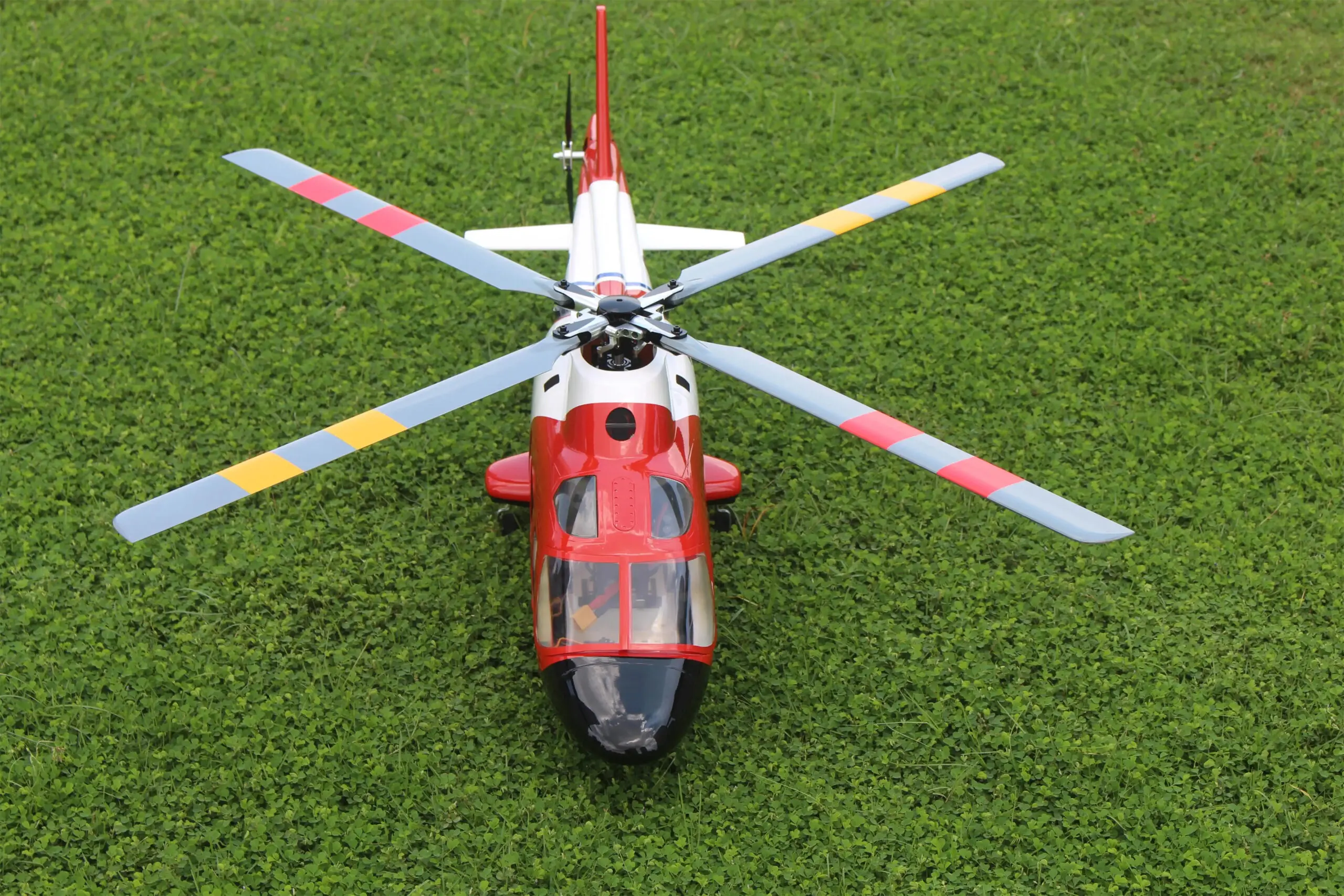 FLISHRC A109 500-Class RC Scale Helicopter – Coast Guard Rescue Replica with GPS L7 Flight Control, Retractable Landing