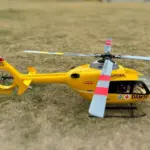 FLISHR EC135 500-Class Scale RC Helicopter – Realistic EMS Replica with L7 GPS Flight Control, Dual IMU, Brushless Tail