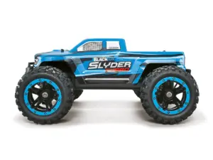 Blackzon Slyder Mt 1/16 4wd Electric Monster Truck - Blue – RC Buggy – view 4
