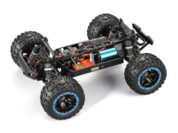 Blackzon Slyder Mt 1/16 4wd Electric Monster Truck - Blue – RC Buggy – view 2