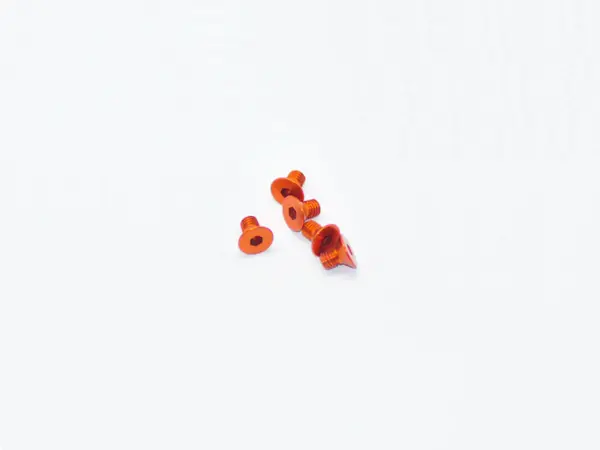 Alu Screw Allen Countersunk M3x5 Orange (7075)