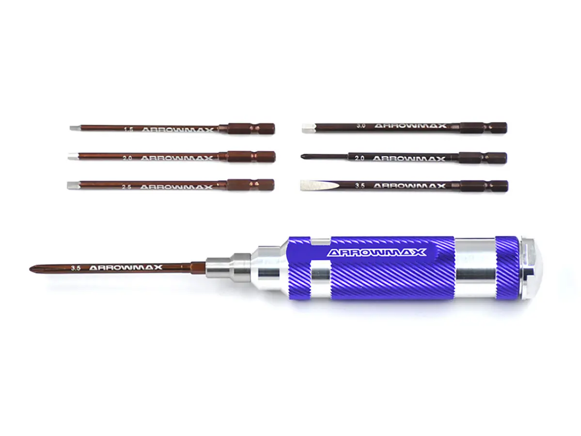 Universal handle with Metric tips (7 tips) – Kyosho Parts