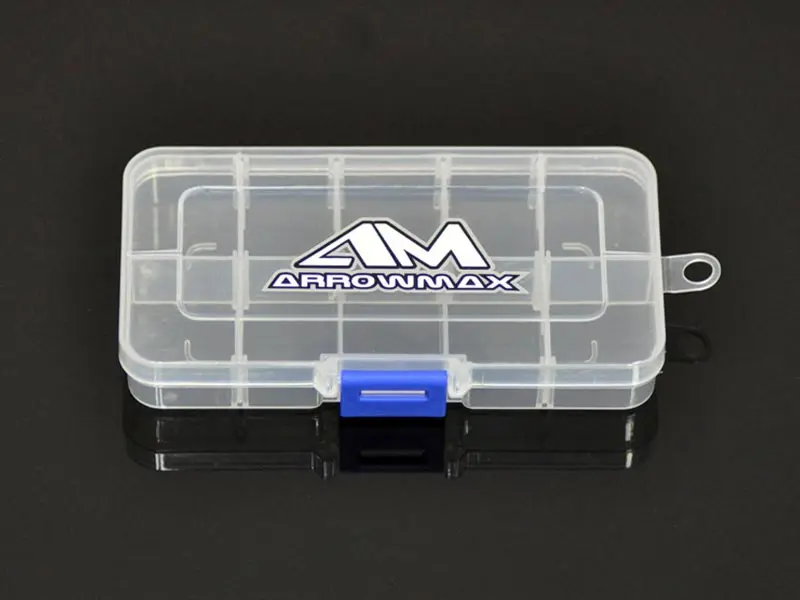 Storage box with 10 plastic compartments (132x68x22mm) – Kyosho Parts