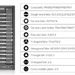 Electric screwdriver mini its aluminum boxes (28 tips) – Kyosho Parts