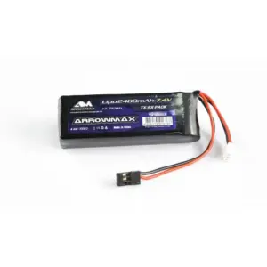 LIPO 2S Reception battery 2400 - 7.4V Arrowmax 86x29x17mm*