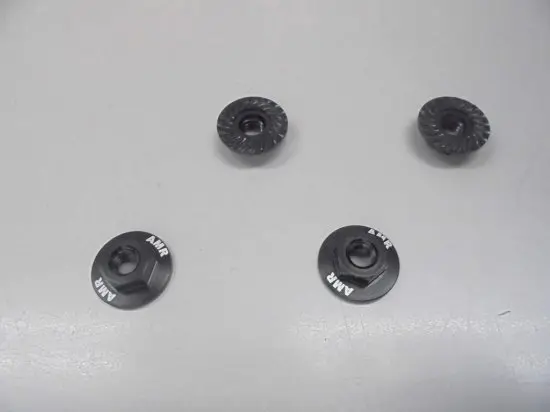 Large-Danneles 1:10 (4) Black M4 wheels – Kyosho Parts