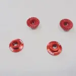 Large-Danneles 1:10 (4) Red M4 wheels – Kyosho Parts
