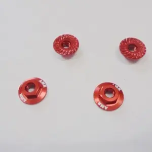 Large-Danneles 1:10 (4) Red M4 wheels – Kyosho Parts