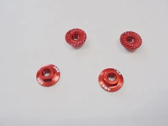Large-Danneles 1:10 (4) Red M4 wheels – Kyosho Parts