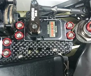 3mm curve rings.(4) Red – Kyosho Parts