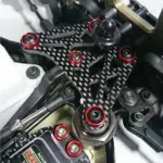 4mm curves.(4) Red – Kyosho Parts