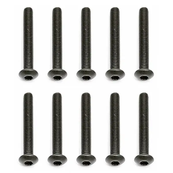 Team Associated M3 X 22 Button Head Hex Screws (10)