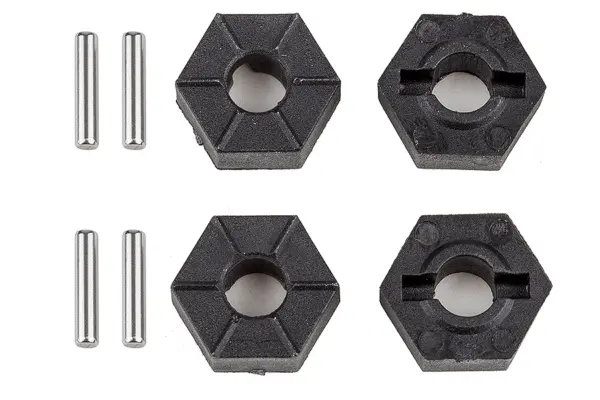 Team Associated Rival Mt10 Wheel Hexes 12mm – view 2