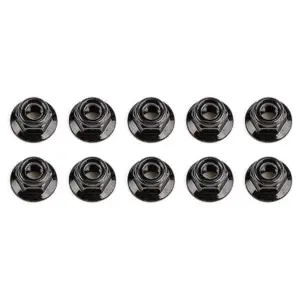 Team Associated M5 Locknuts, Flanged, Black – Team Associated Parts