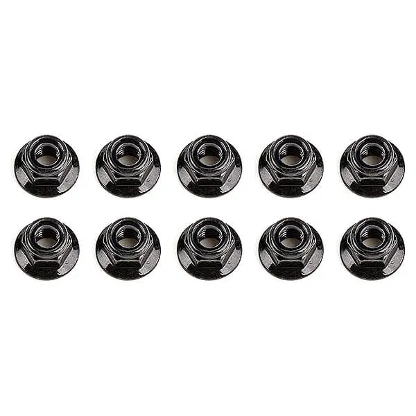 Team Associated M5 Locknuts, Flanged, Black – Team Associated Parts