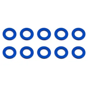 Associated Ballstud Washers 5.5 X 0.5mm Blue Aluminium X10 – Team Associated Parts