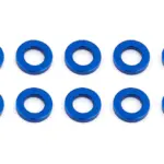 Associated Ballstud Washers 5.5 X 1.0mm Blue Aluminium X10 – Team Associated Parts