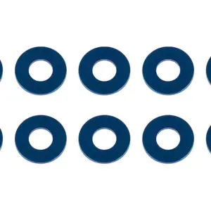 Associated Washers 7.8 X 3.5 X 0.5mm Blue Aluminium (10) – Team Associated Parts