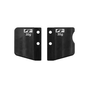 Team Associated Tc8 Ft Steel Fr/Rr Short Battery Weight Set 60g