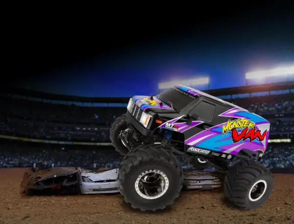 Team Associated Mt12 Monster Van RTR Combo – RC Monster Truck – view 6