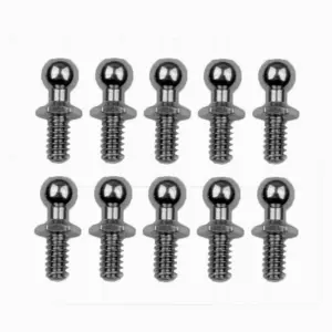 Team Associated Rc10 Ballstud Set .20, Silver