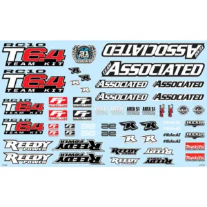 Team Associated rc10t6.4 Decal Sheet – Team Associated Parts